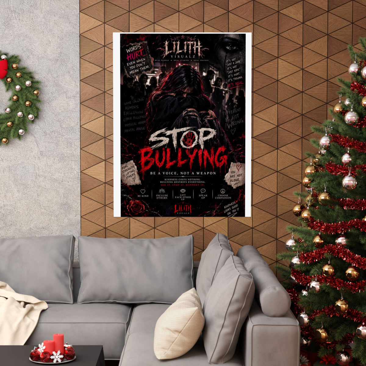 Lilith Visualz Anti Bullying Poster