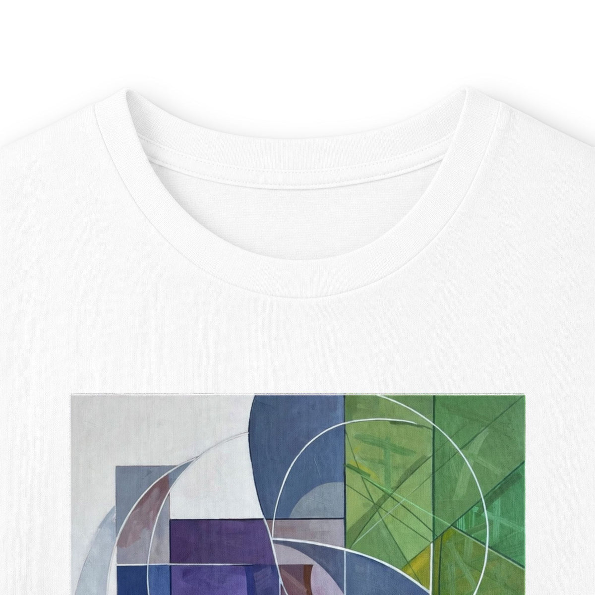 plate 051 long sleeve tee - White