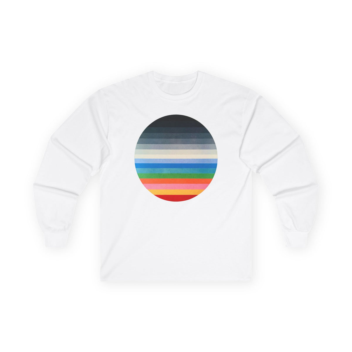plate 354 long sleeve tee - White by onlycolor