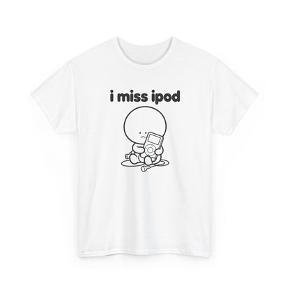 i miss ipod tee - White