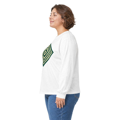 plate 242 long sleeve tee - White