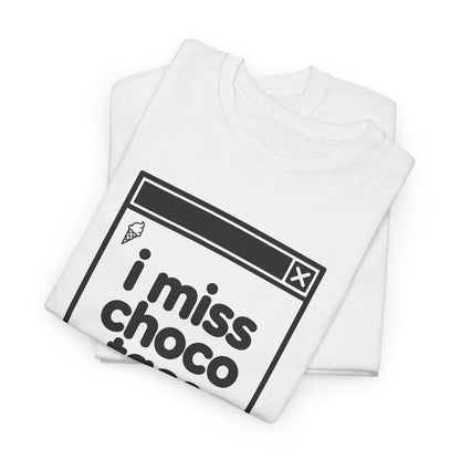 i miss choco taco error tee - White