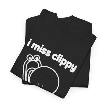 i miss clippy tee - Black