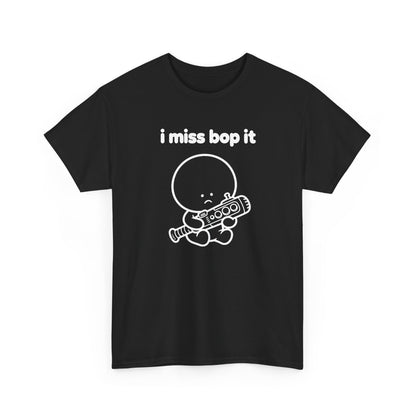 i miss bop it tee - Black