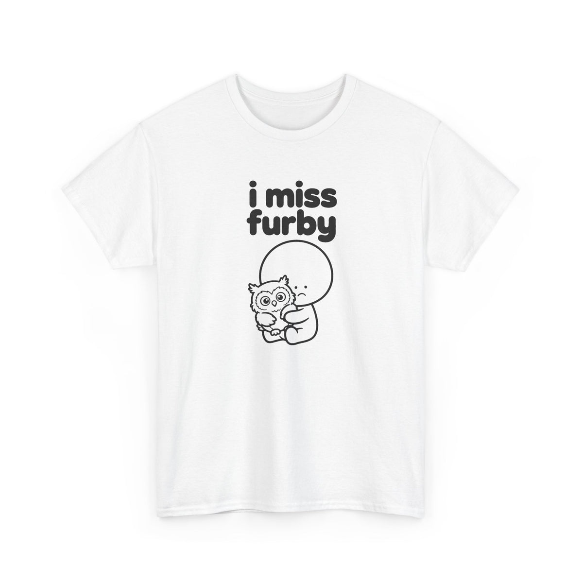 i miss furby tee - White