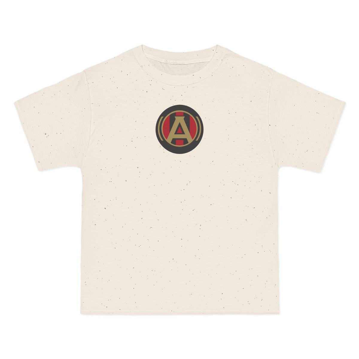 Atlanta Soccer Heavyweight Tee — Natural, Black, Old Gold & Red