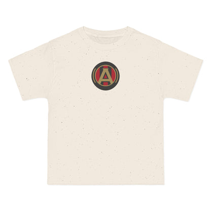 Atlanta Soccer Heavyweight Tee — Natural, Black, Old Gold & Red