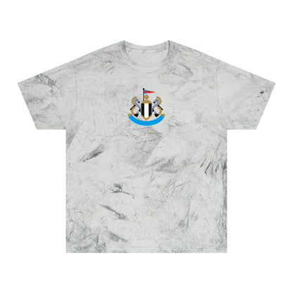 Newcastle Soccer Tie-Dye Tee — Smoke, Aqua, Old Gold & Black