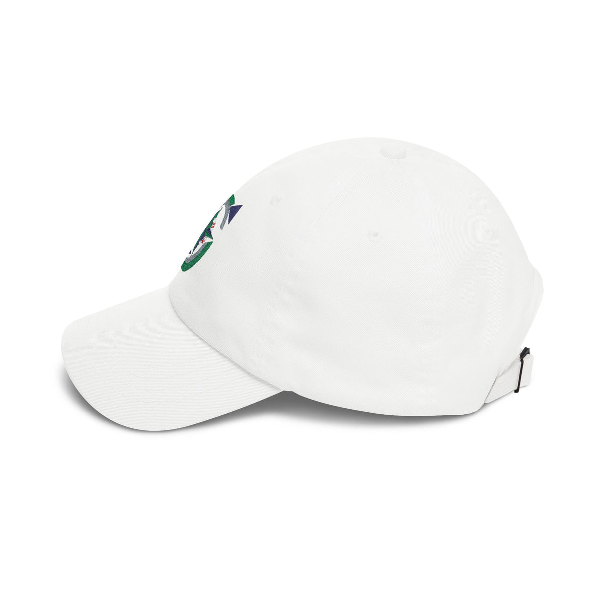 Seattle Baseball Dad Cap — Embroidered, Kelly Green, Navy & Grey