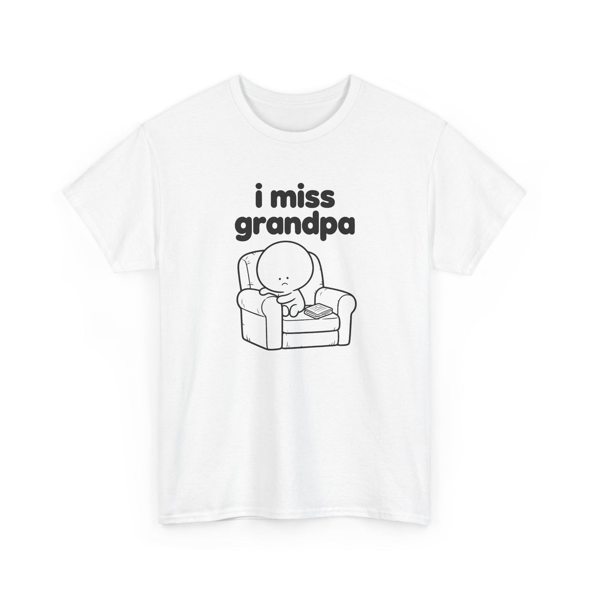 i miss grandpa tee - White