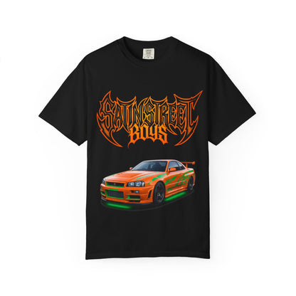satinstreetco T-Shirt — creator merch on MRCH