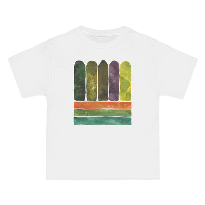 plate 063 beefy tee - White