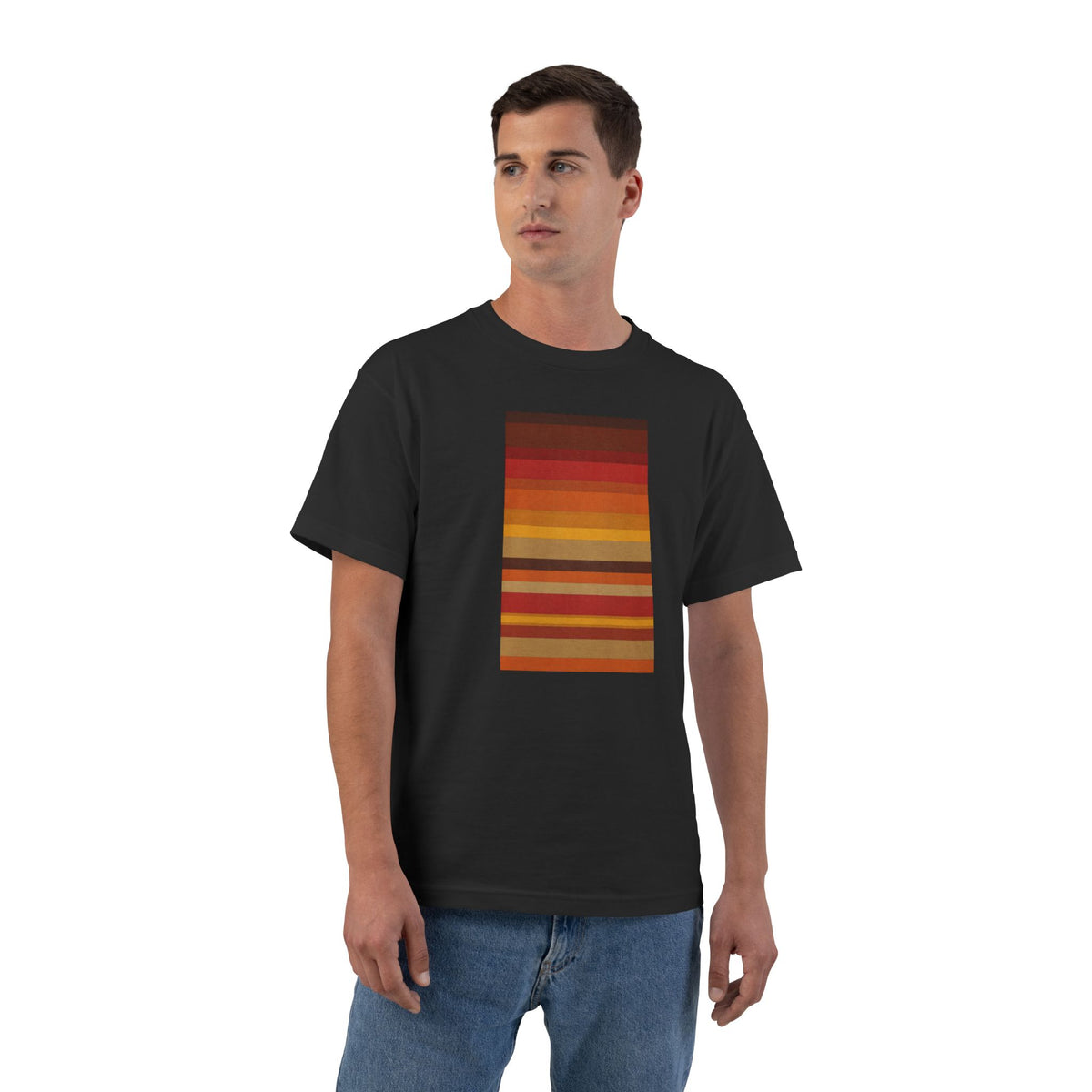 plate 472 beefy tee - Black by onlycolor