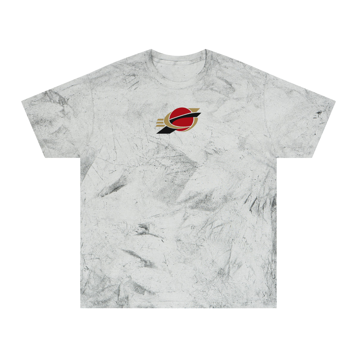 San Francisco Football Tie-Dye Tee — Smoke, Red, Old Gold & Black