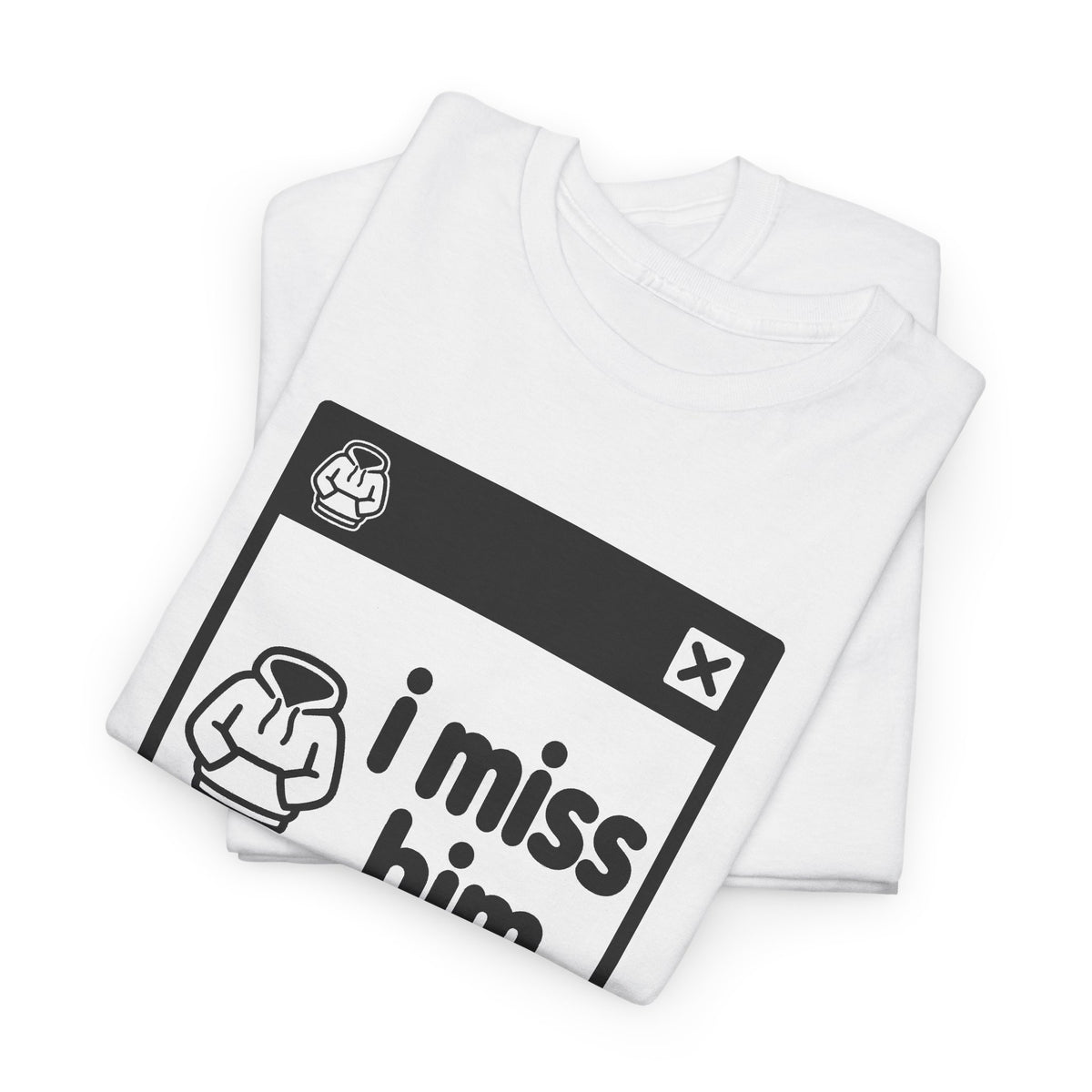 i miss him error tee - White by lonelyboi
