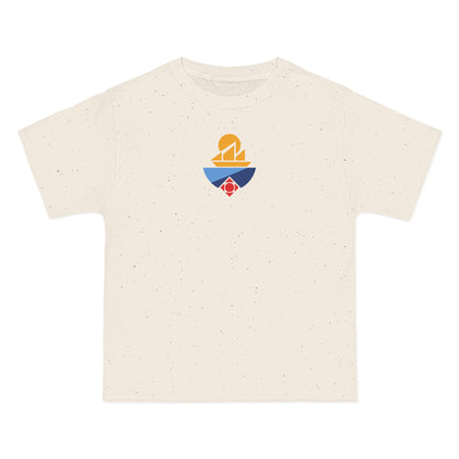 Manchester Soccer Heavyweight Tee — Natural, Gold, Navy & Aqua