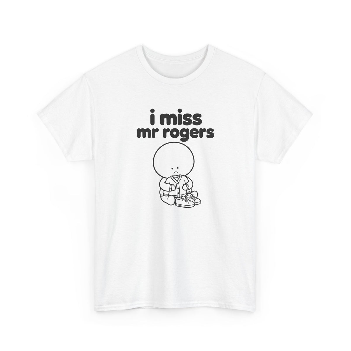 i miss mr rogers tee - White by lonelyboi