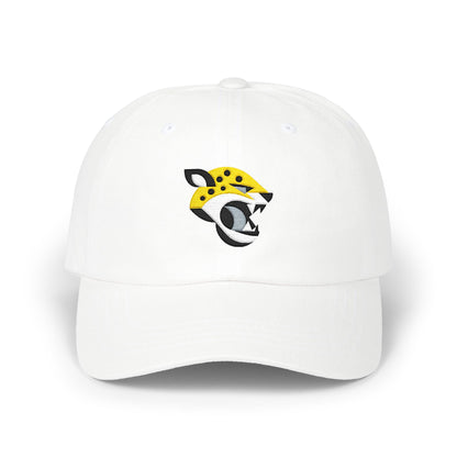 Jacksonville Football Dad Cap — Embroidered, Black, Gold & White
