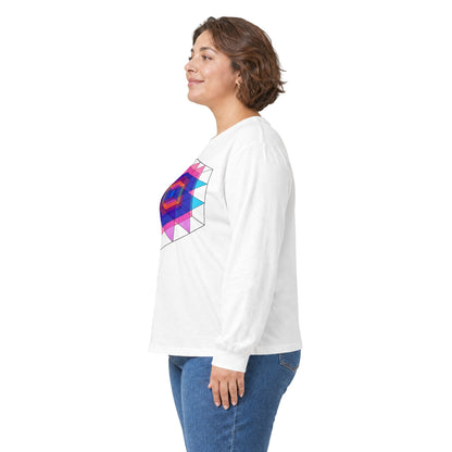 plate 367 long sleeve tee - White