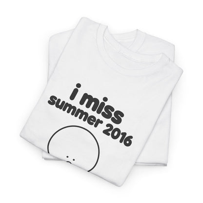 i miss summer 2016 tee - White