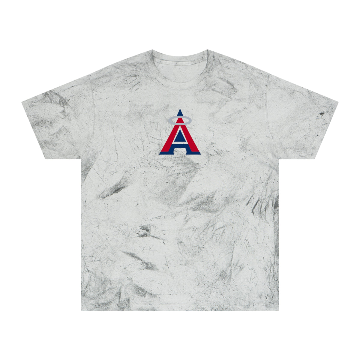 Los Angeles Baseball Tie-Dye Tee — Smoke, Red, Navy & Grey