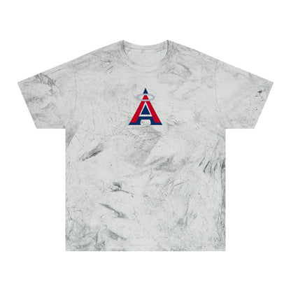 Los Angeles Baseball Tie-Dye Tee — Smoke, Red, Navy & Grey