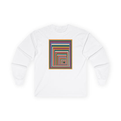 plate 444 long sleeve tee - White