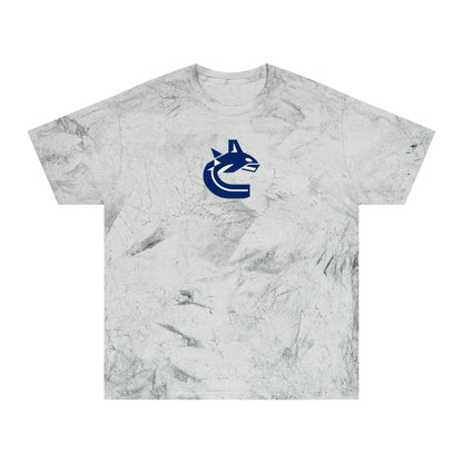 Vancouver Hockey Tie-Dye Tee — Smoke, Navy & Off-White