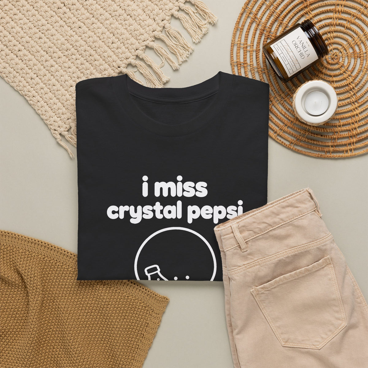 i miss crystal pepsi tee - Black by lonelyboi