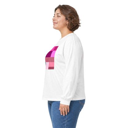 plate 274 long sleeve tee - White