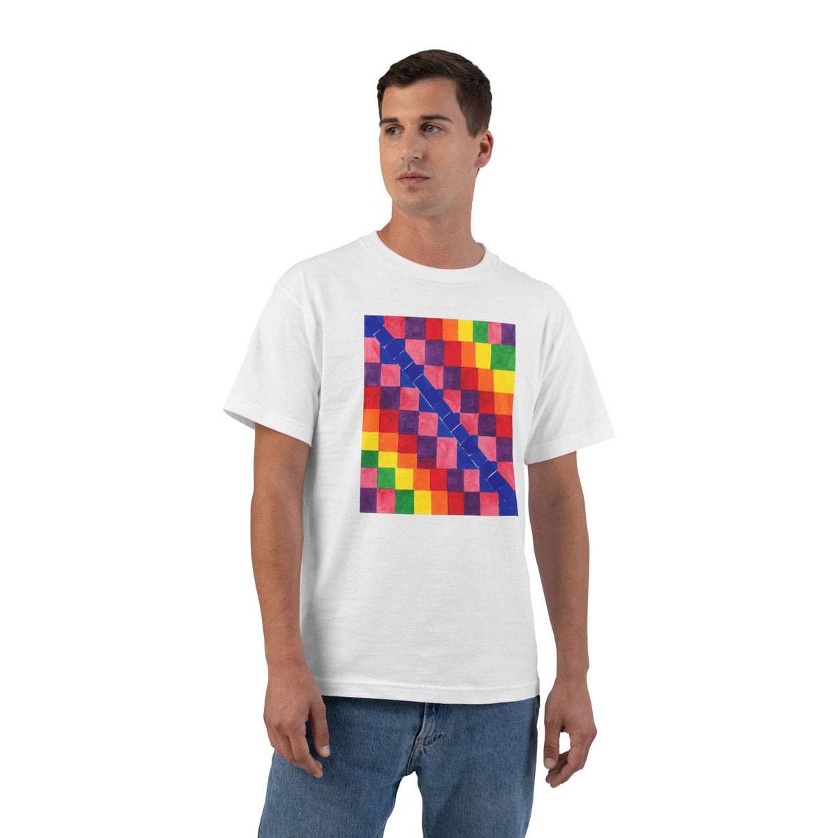 plate 298 beefy tee - White