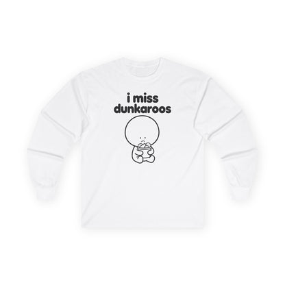 i miss dunkaroos long sleeve tee - White