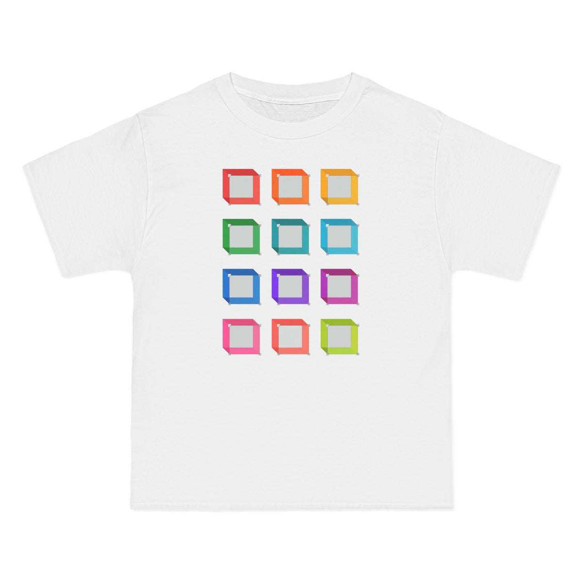 plate 089 beefy tee - White