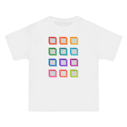 plate 089 beefy tee - White