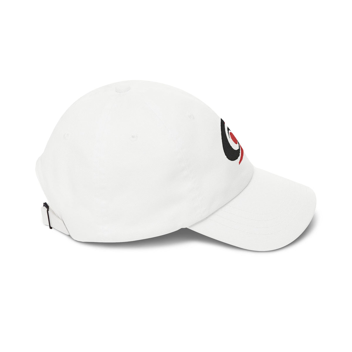 Carolina Hockey Dad Cap — Embroidered, Black & Red