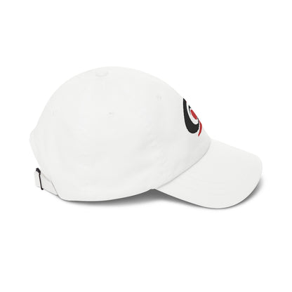 Carolina Hockey Dad Cap — Embroidered, Black & Red
