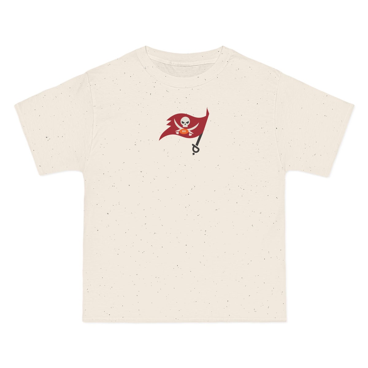Tampa Bay Football Heavyweight Tee — Natural, Red, Off-White & Black