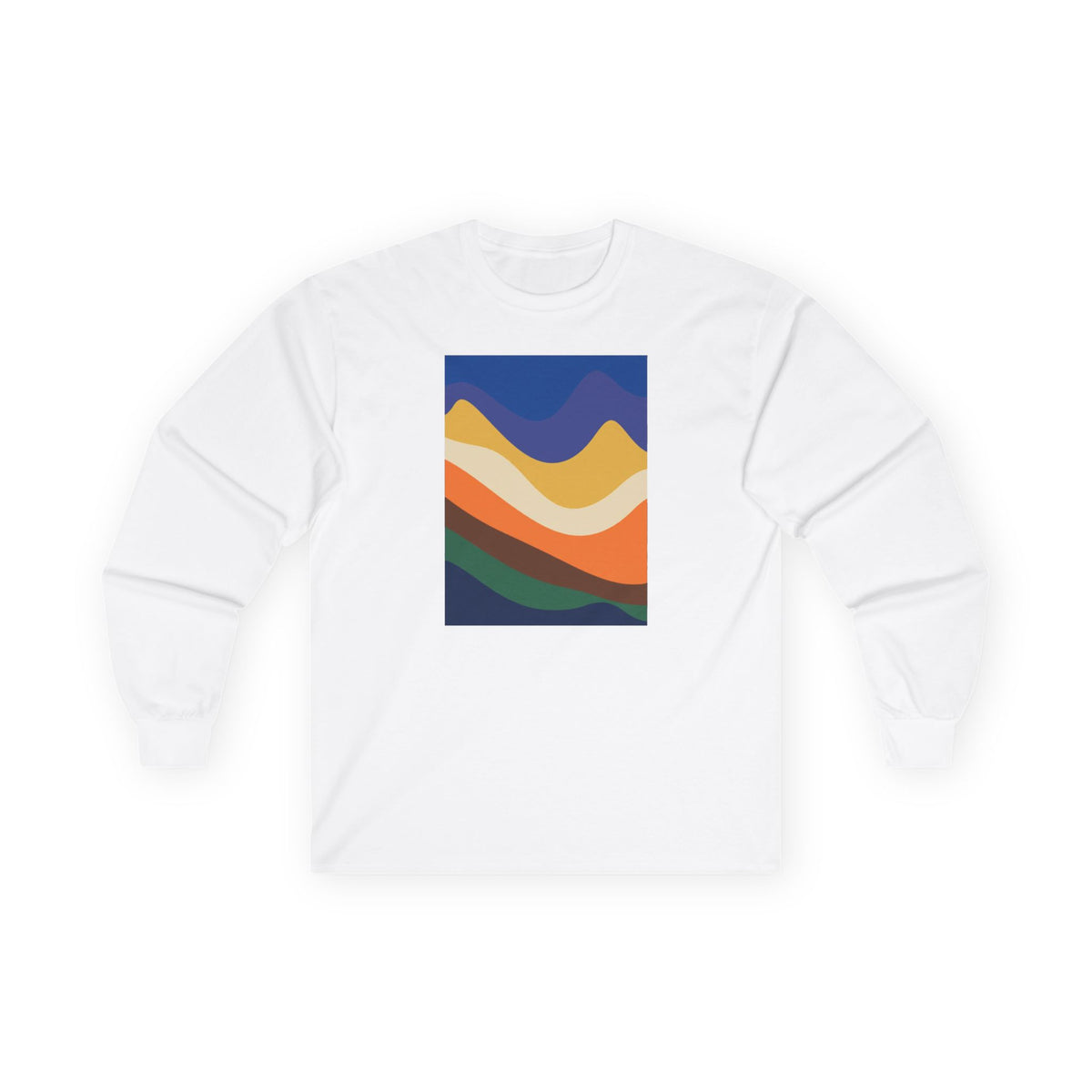 plate 329 long sleeve tee - White