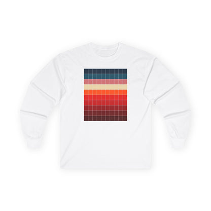 plate 208 long sleeve tee - White