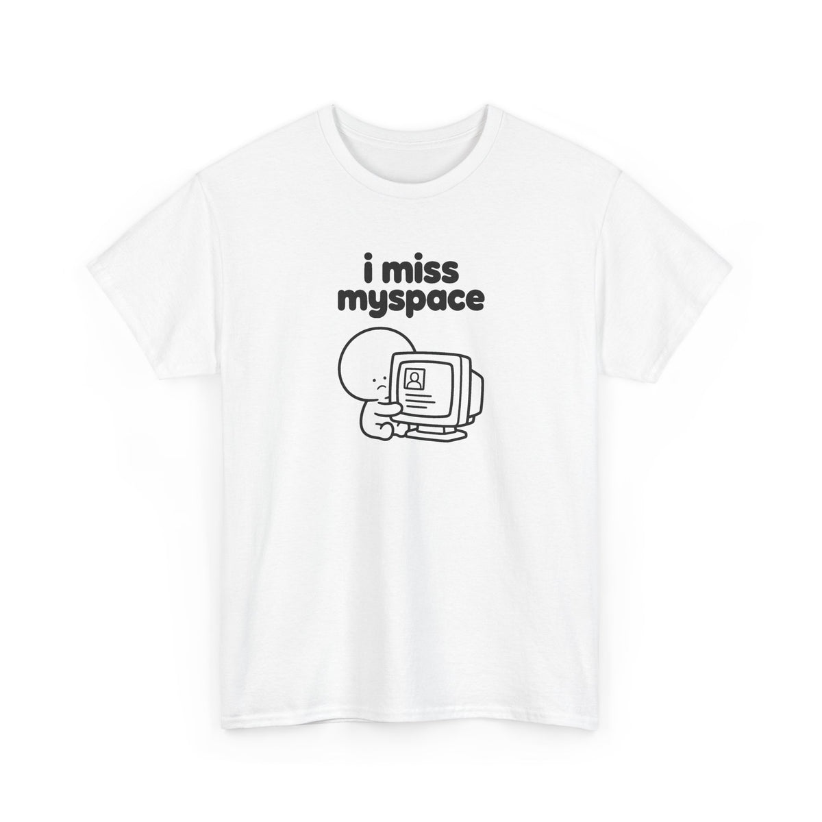 i miss myspace tee - White