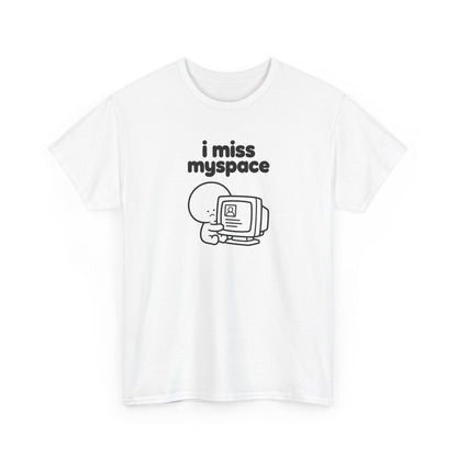 i miss myspace tee - White