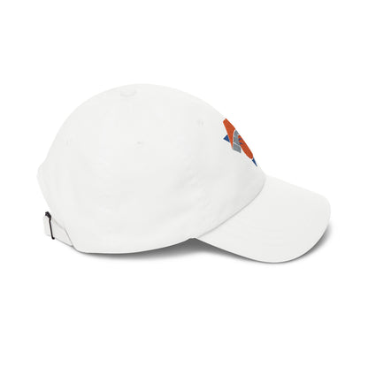 New York Basketball Dad Cap — Embroidered, Orange, Grey & Royal