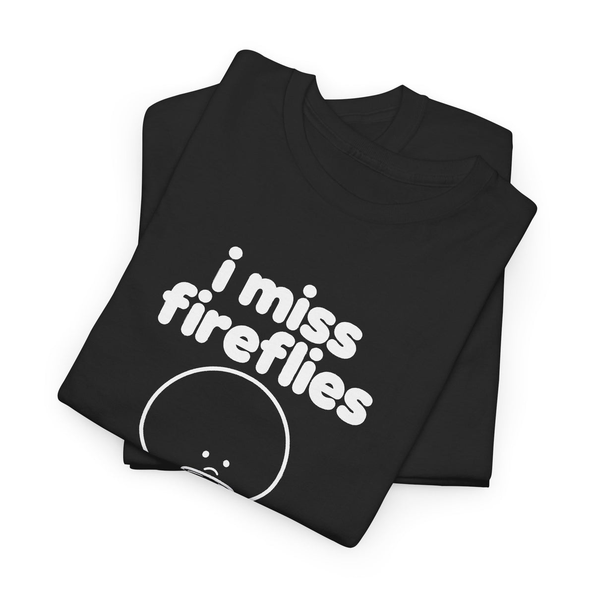 i miss fireflies tee - Black by lonelyboi