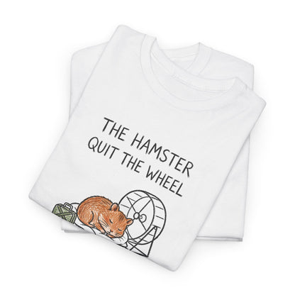 Quit Wheel tee