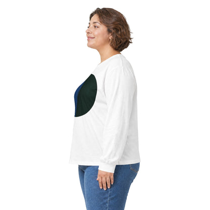 plate 397 long sleeve tee - White