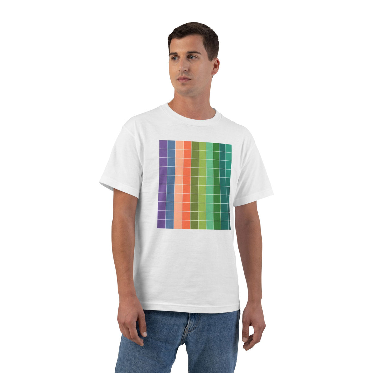 plate 321 beefy tee - White