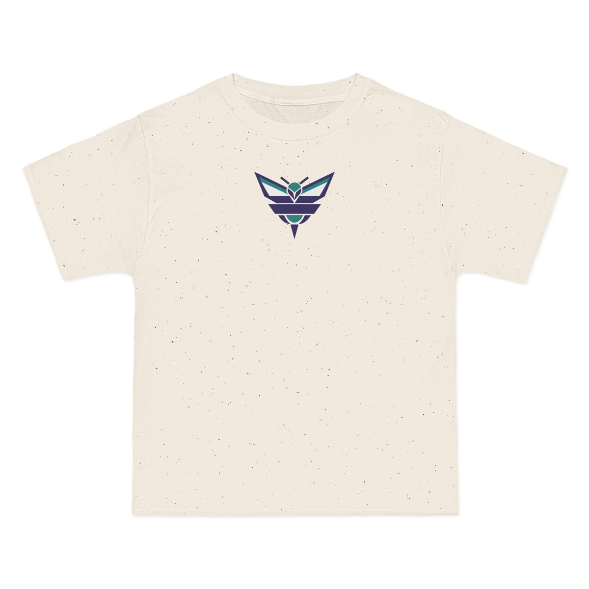 Charlotte Basketball Heavyweight Tee — Natural, Navy, Kelly Green & White