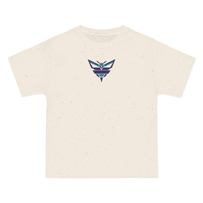 Charlotte Basketball Heavyweight Tee — Natural, Navy, Kelly Green & White