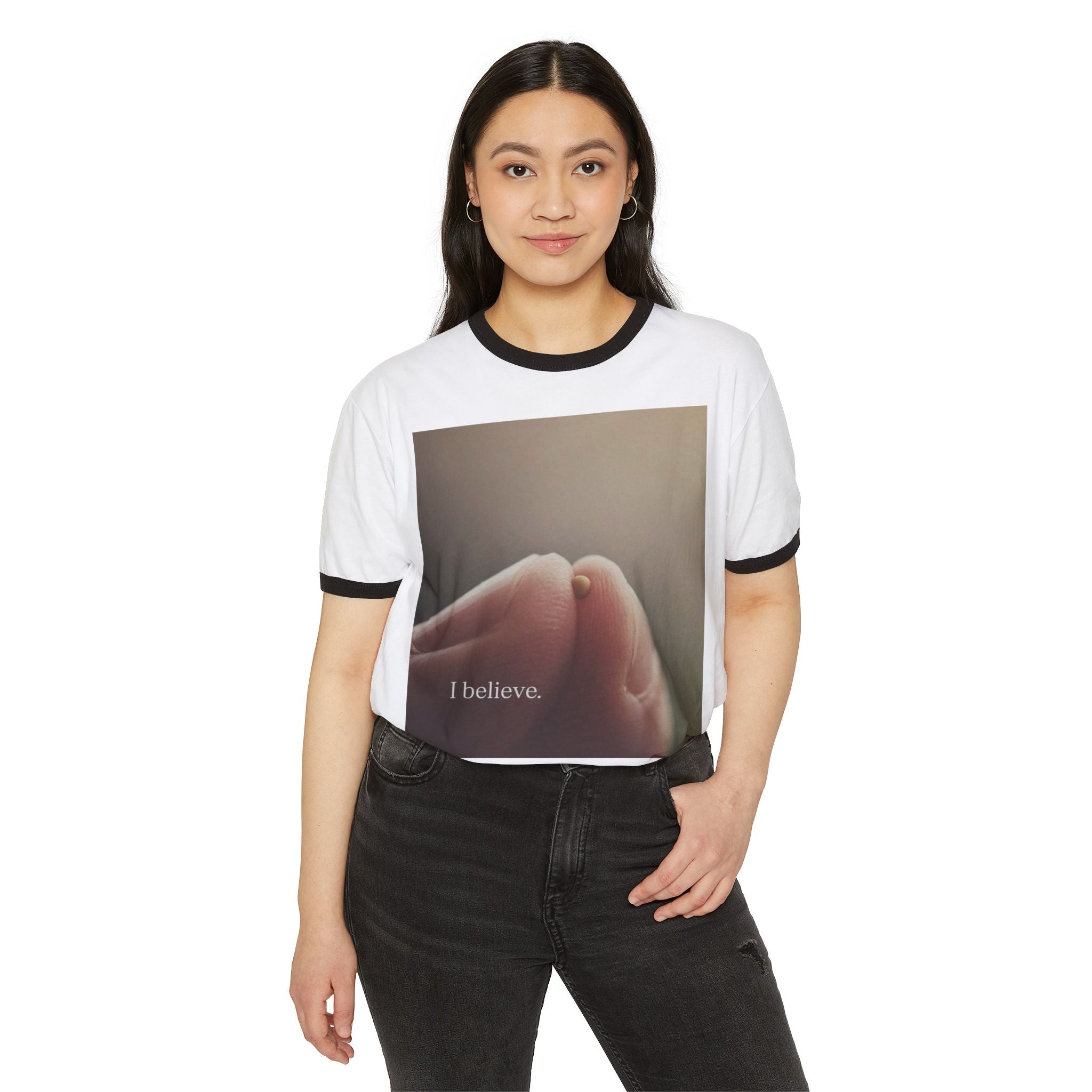 Unisex Cotton Ringer T-Shirt