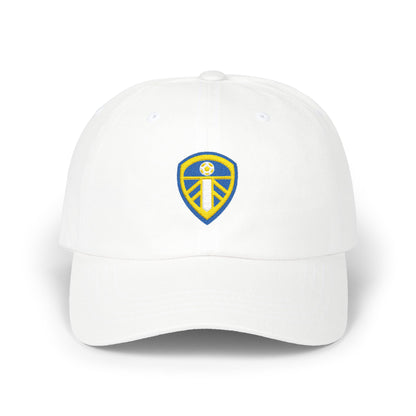 Leeds Soccer Dad Cap — Embroidered, Royal, Gold & White